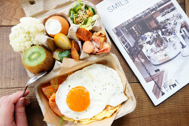 台中北屯早午餐 憲賣咖啡send Smile Coffee 熱河三店 歐式風格早午餐 咖啡館 食omo Food Fun